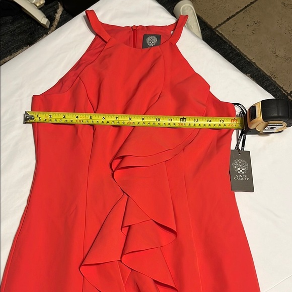 Vince Camuto pink One Shoulder Sheath Dress Size 6 - Picture 4 of 10
